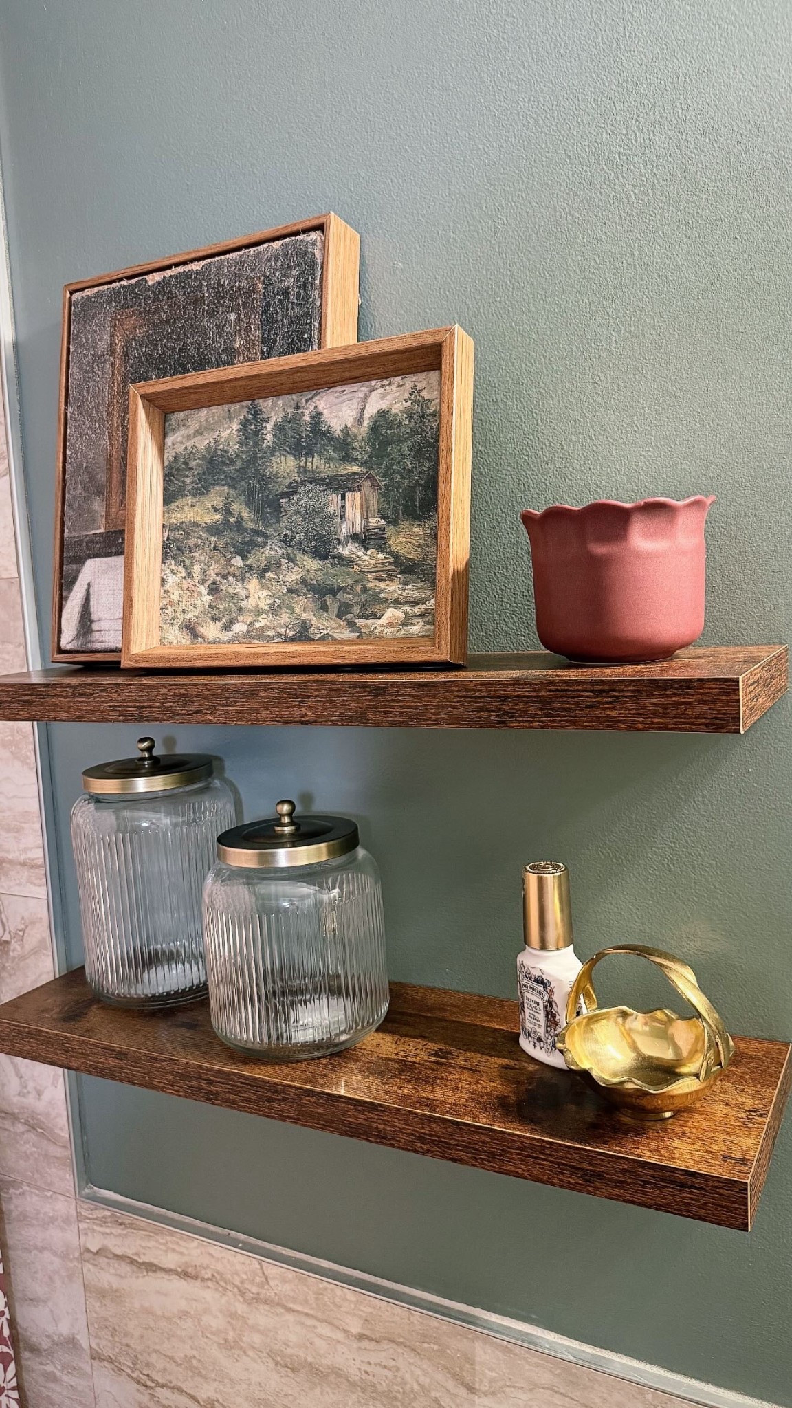 Bathroom shelving 

#LTKFindsUnder100 #LTKHome #LTKdayinmylife