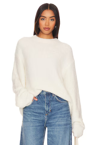PISTOLA Alpine Cozy Crew Neck Sweater in Ivory from Revolve.com | Revolve Clothing (Global)