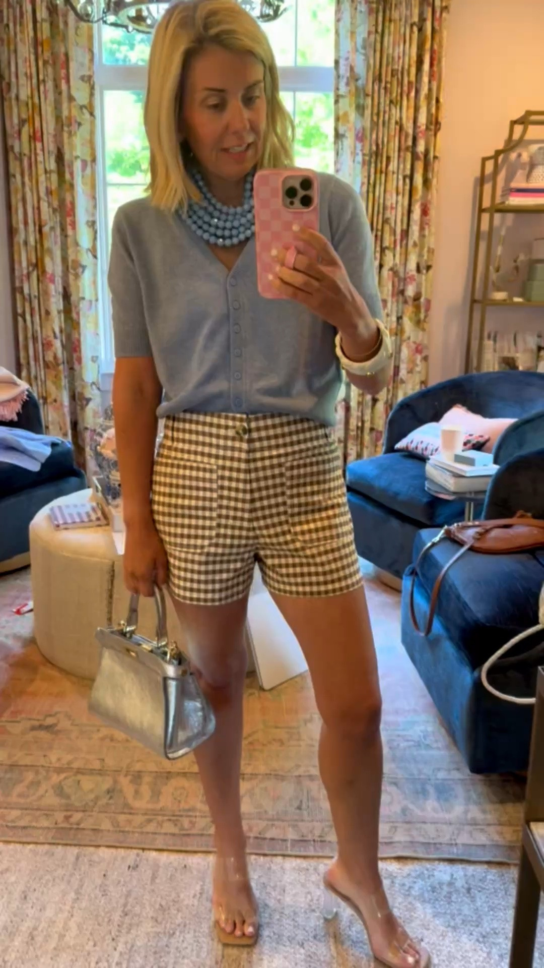 Yes, you can dress up shorts! The cutest Colette shorts ever!! Such a yes look! I’m wearing 27 in shorts & xs sweater. 

*Use my code Catherine20 on A+B
*Use my code Mixandmatchmadness on Loopy
*Use MIXANDMATCH at Colores Collective

#LTKdayinmylife #LTKmomlife #LTKOver40
