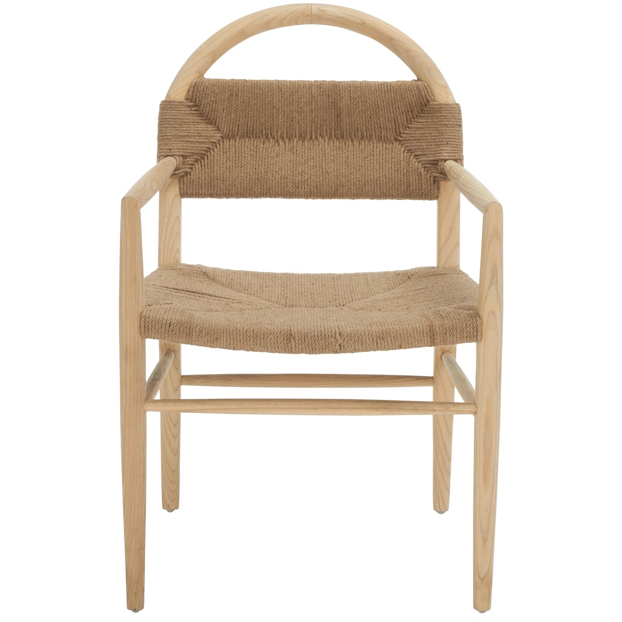 SAFAVIEH Farley Dining Chair, Natural Sungkai/Natural Jute Rope (22.8 in. W x 19.1 in. D x 36 in.... | Walmart (US)