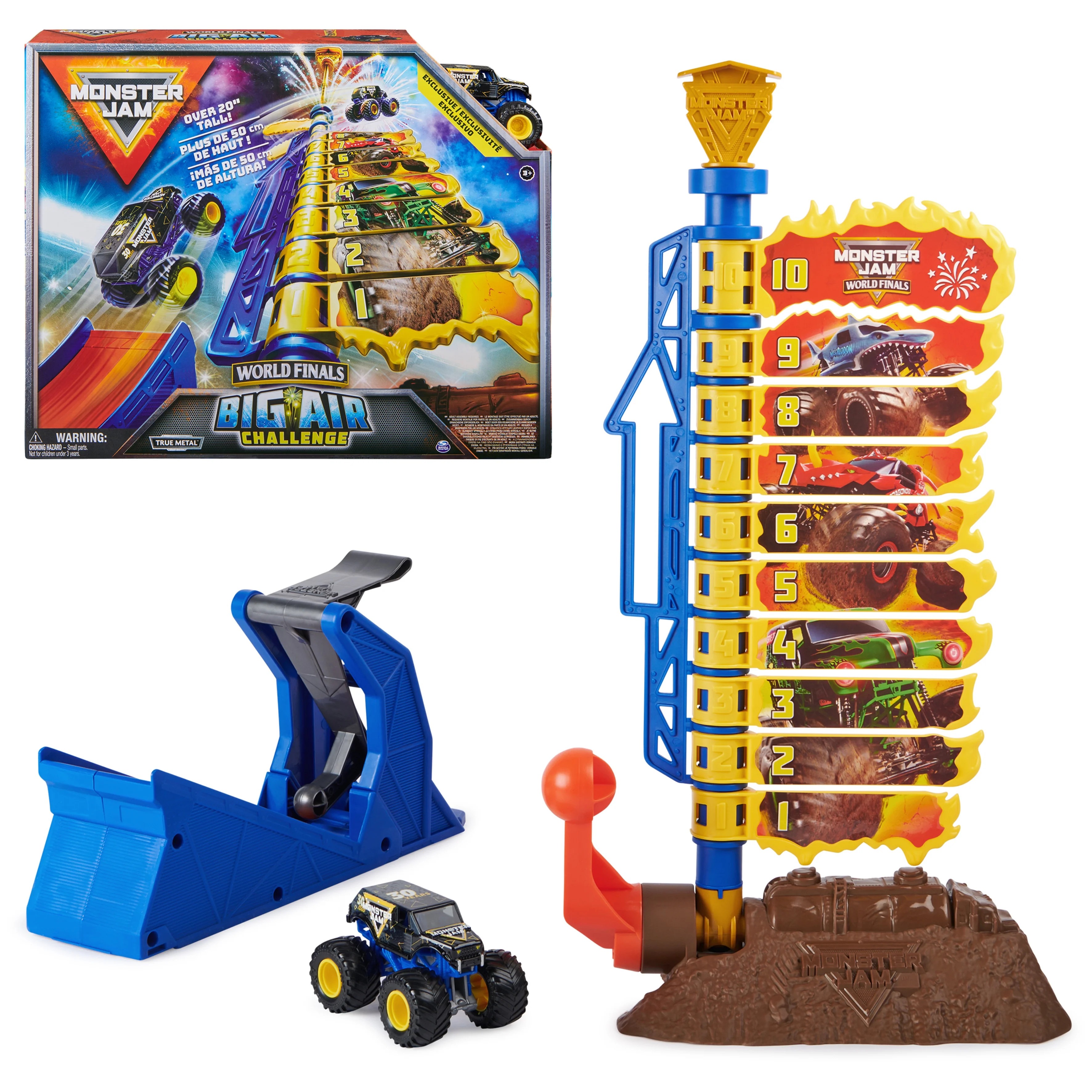 Monster Jam World Finals Big Air Challenge Playset with Monster Truck Vehicle, For Ages 3 and up ... | Walmart (US)