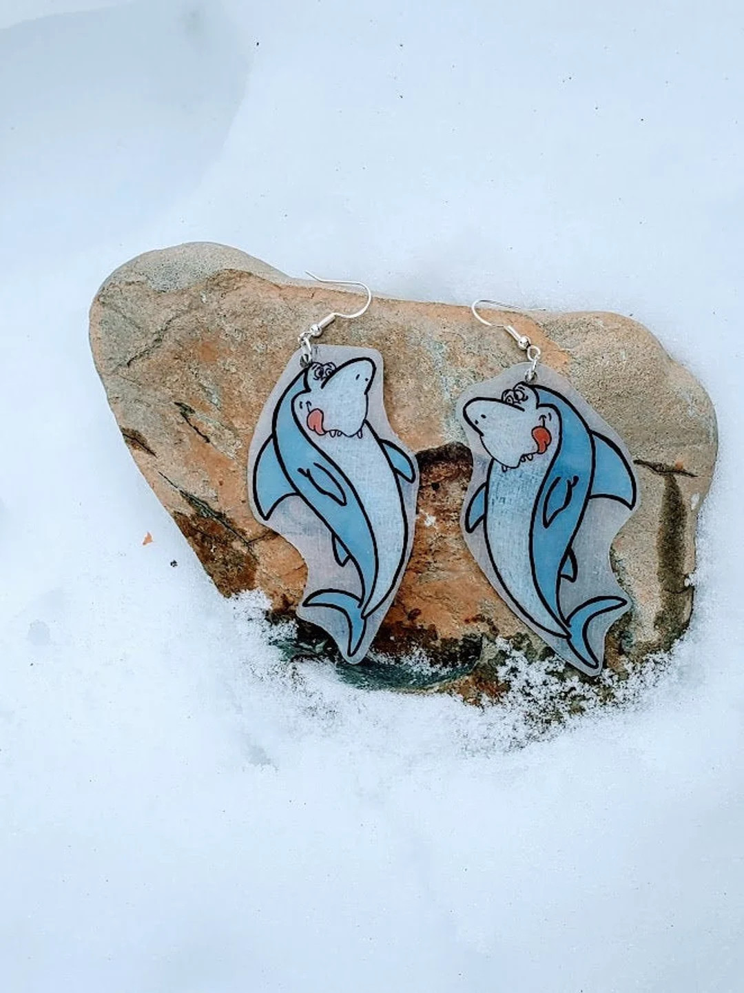 Jabberjaw Earrings, 80's Cartoons, Trendy Earrings - Etsy | Etsy (US)