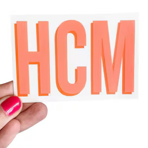 Double Layer Monogram Decal | Two Color Monogram Decal | Decal for Phone, Tumbler, Car, Luggage |... | Etsy (US)