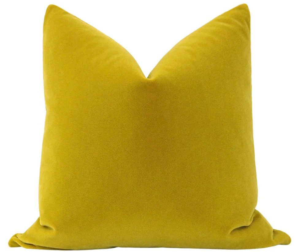 MOHAIR VELVET // CHARTREUSE | LITTLE DESIGN COMPANY
