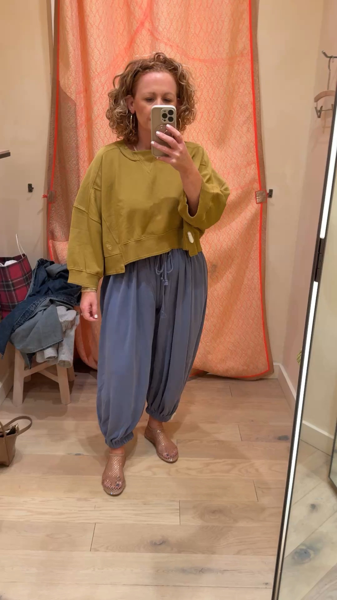 Small in pants
Large in top for length 

#LTKootd #LTKPetite