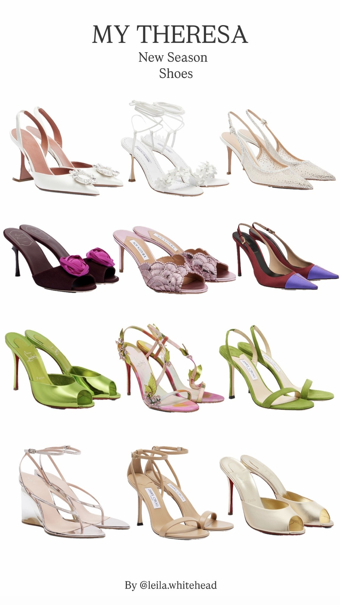 So many gorgeous new shoes arriving at #mytheresa in time for the summer event season!

From weddings and parties to the races and beyond, embrace colour and style with so many beautiful pairs to choose from!

#LTKsummer #LTKluxury #LTKshoes