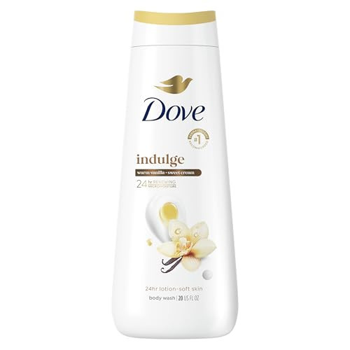 Dove Vanilla Body Wash for Hydrated & Soft Skin, 20 oz | Amazon (US)