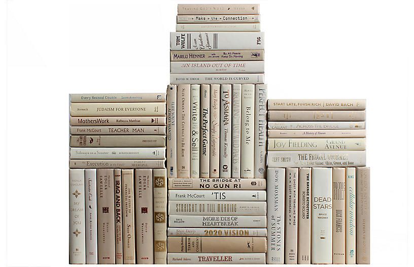 Modern Beach Book Wall, S/50 | One Kings Lane