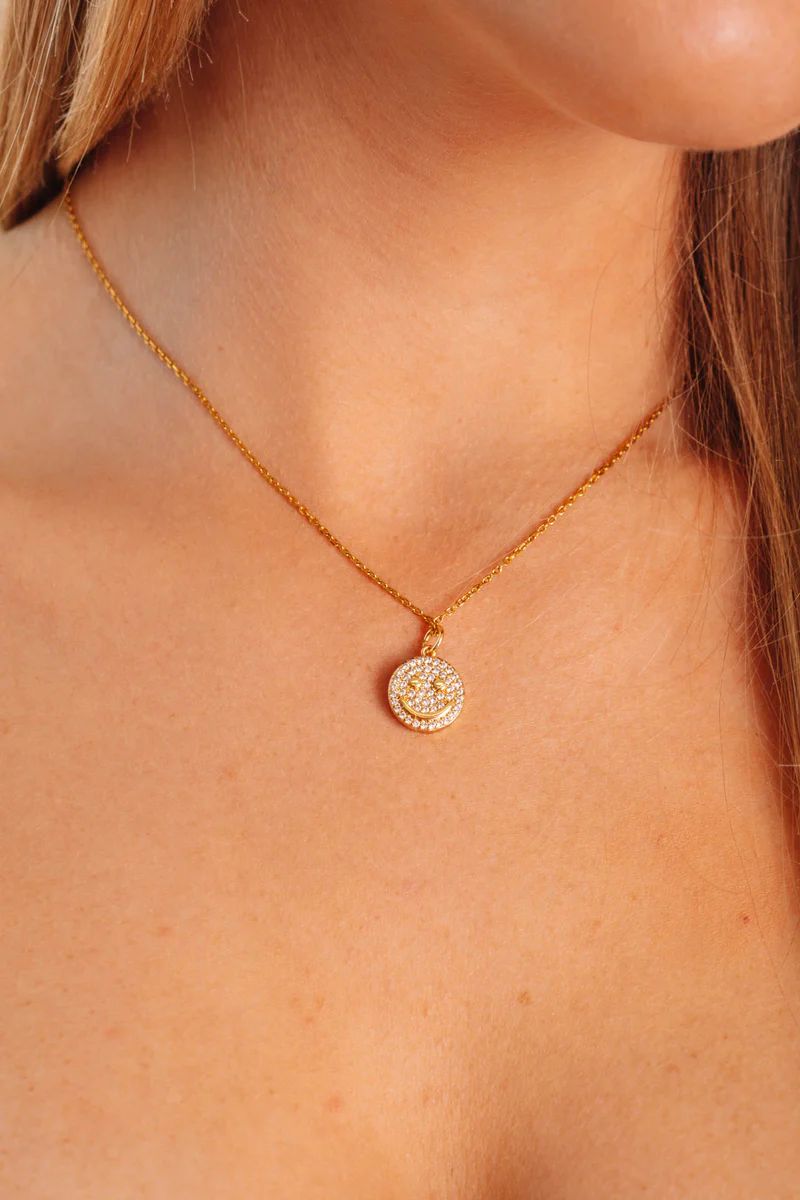 Bright Smiles Necklace - Gold | The Impeccable Pig