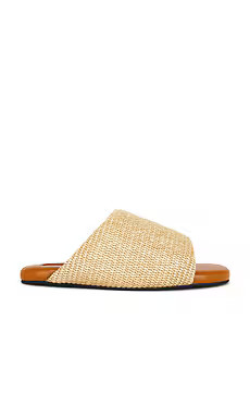 SIMONMILLER Raffia Bubble Slide in Natural from Revolve.com | Revolve Clothing (Global)