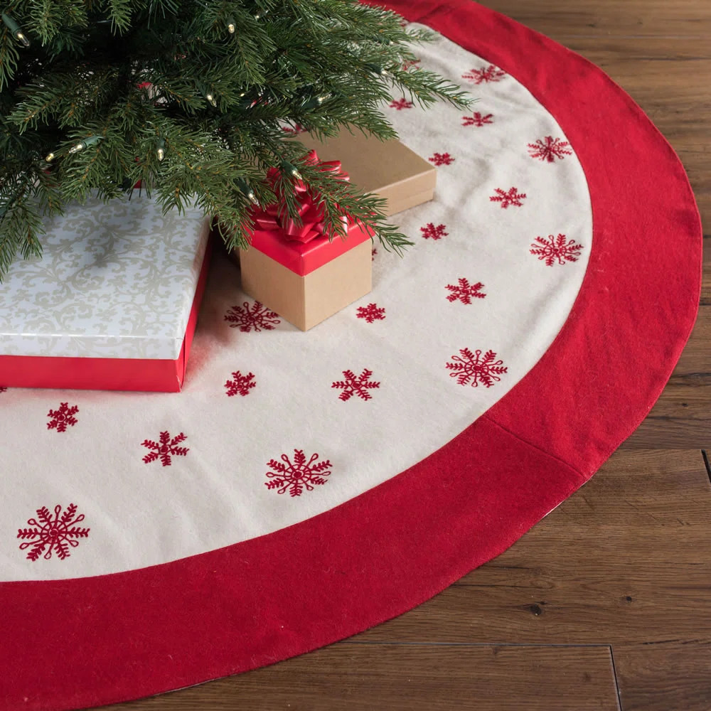 Solid Color Felt Tree Skirt | Wayfair North America
