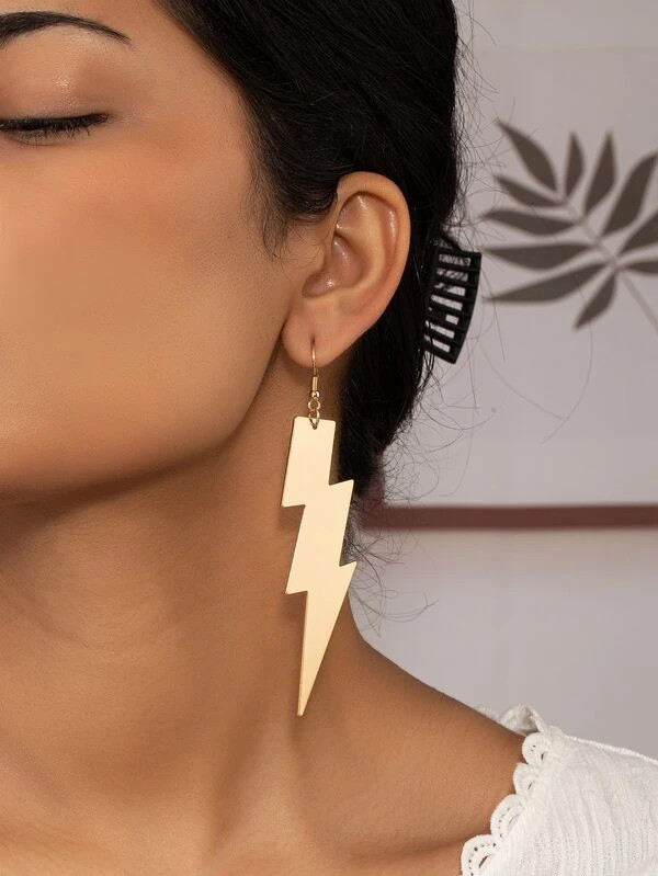 Lightning Drop Earrings | SHEIN