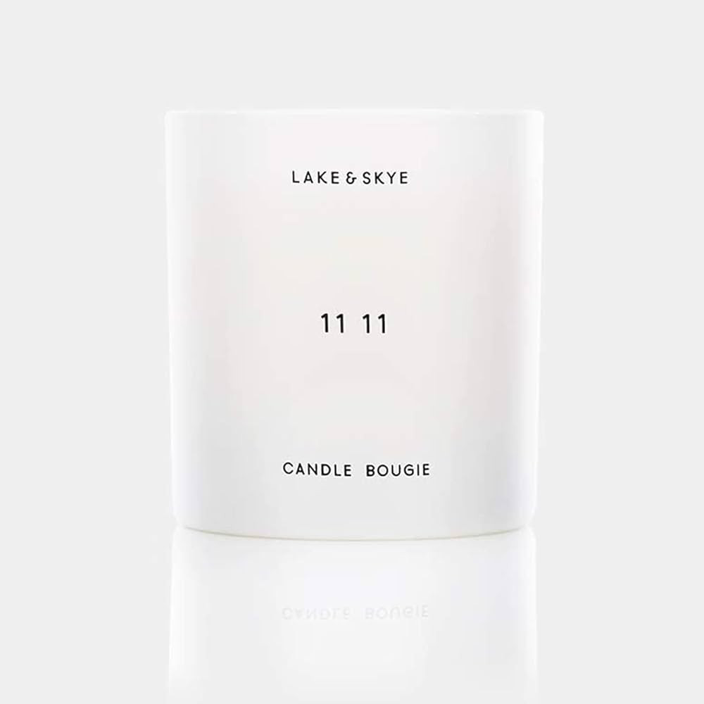 Lake & Skye 11 11 Scented Soy Candle - Lead-Free Cotton Candle Wick - Clean, Sheer, Uplifting | Amazon (US)