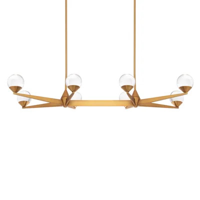 Double Bubble 8 - Light LED Linear Chandelier | Wayfair North America