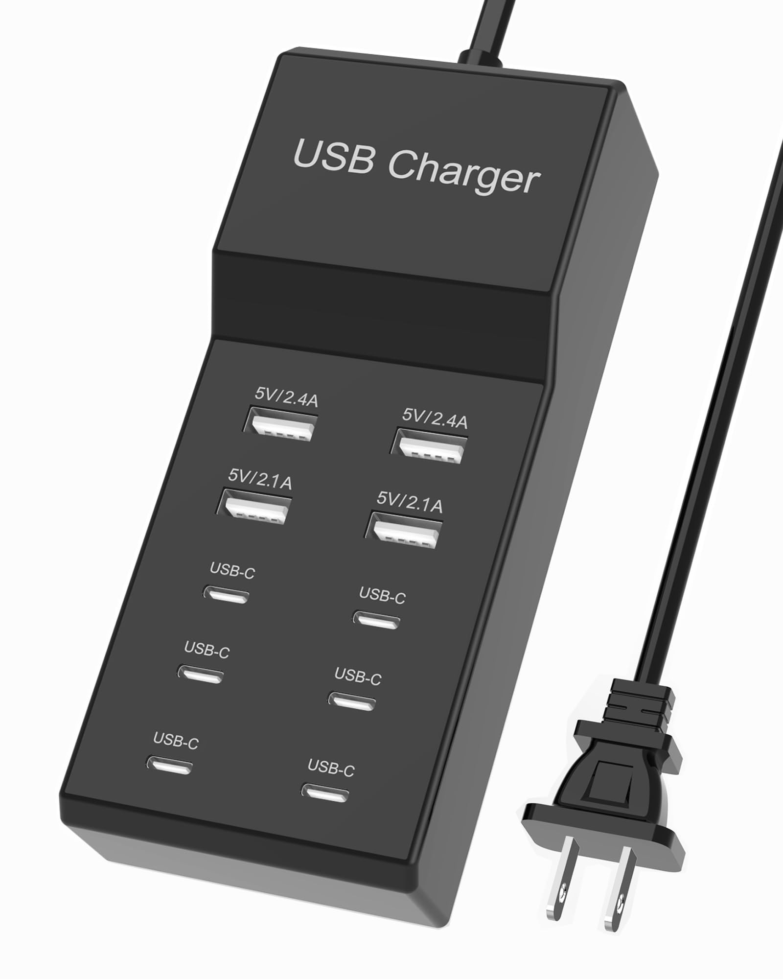 USB C Charger Block 10-Port USB-C Charging Station 6 USBC Ports & 4 USB-A Ports Total 50W USB Pow... | Amazon (US)