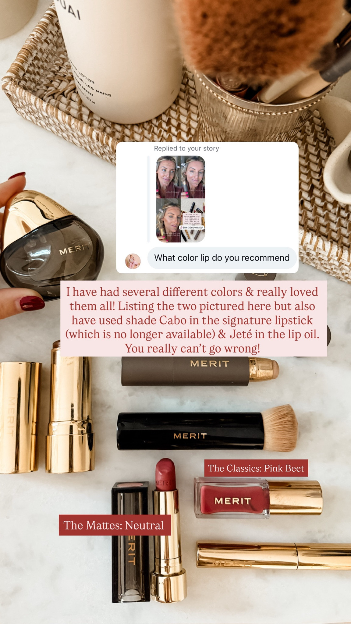 My tried & true Merit products! I use most of these everyday during my make up routine!

Loverly Grey, merit, make up, beauty, skincare 

#LTKBeauty