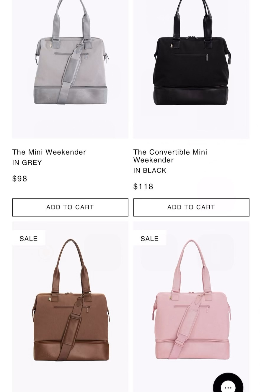 Amazing deal on the Beis convertible mini weekender! This is my favorite bag to traver with as it fits under the airplane seat so counts as a personal item! Get 40% off with code: WEEKEND40


#LTKTravel #LTKSummerSales #LTKItBag