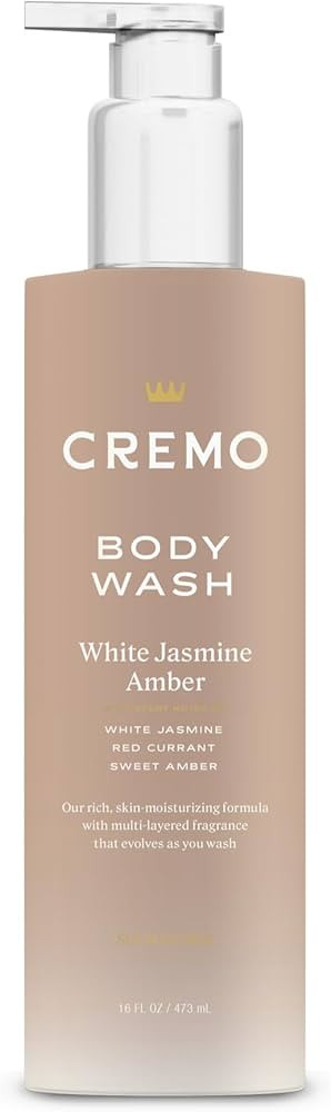 Cremo Women's Body Wash, Skin Moisturizing, Notes of White Jasmine, Red Currant, and Sweet Amber ... | Amazon (US)