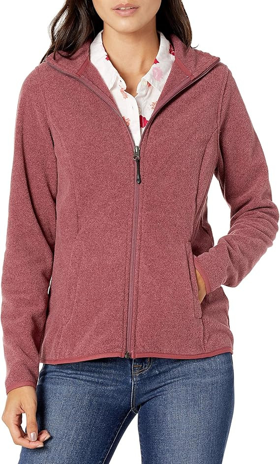 Amazon Essentials Women's Classic-Fit Long-Sleeve Full-Zip Polar Soft Fleece Jacket | Amazon (US)