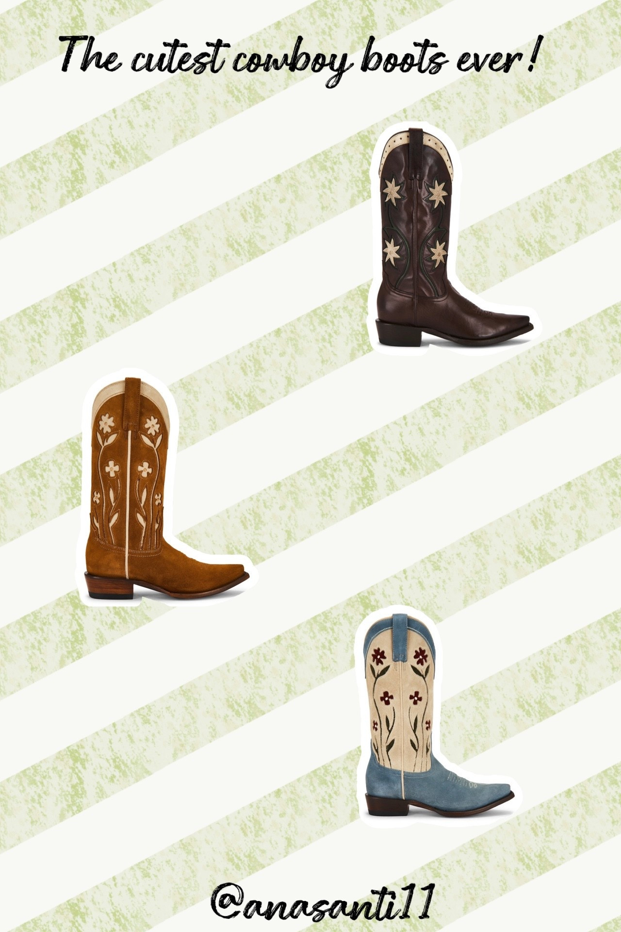 Rodeo season ready 🤎 The Cowboy Boot x Stetson collab in Tan Floral by The Great is the ultimate western statement boot. Perfect for pairing with flowy dresses, denim, and all your Revolve rodeo outfits. These floral cowboy boots are giving effortless western chic and are the cutest addition to your spring and summer wardrobe. Linked on my LTK!

#revolve #revolvefinds #cowboyboots #rodeostyle #westernstyle #springoutfits #festivalstyle #countryconcertoutfit #westernfashion #bohostyle #ltkstyle #ltkfinds #ltkit #revolvepartner #ltkstyletip 

#LTKSaleAlert #LTKspring #LTKSeasonal