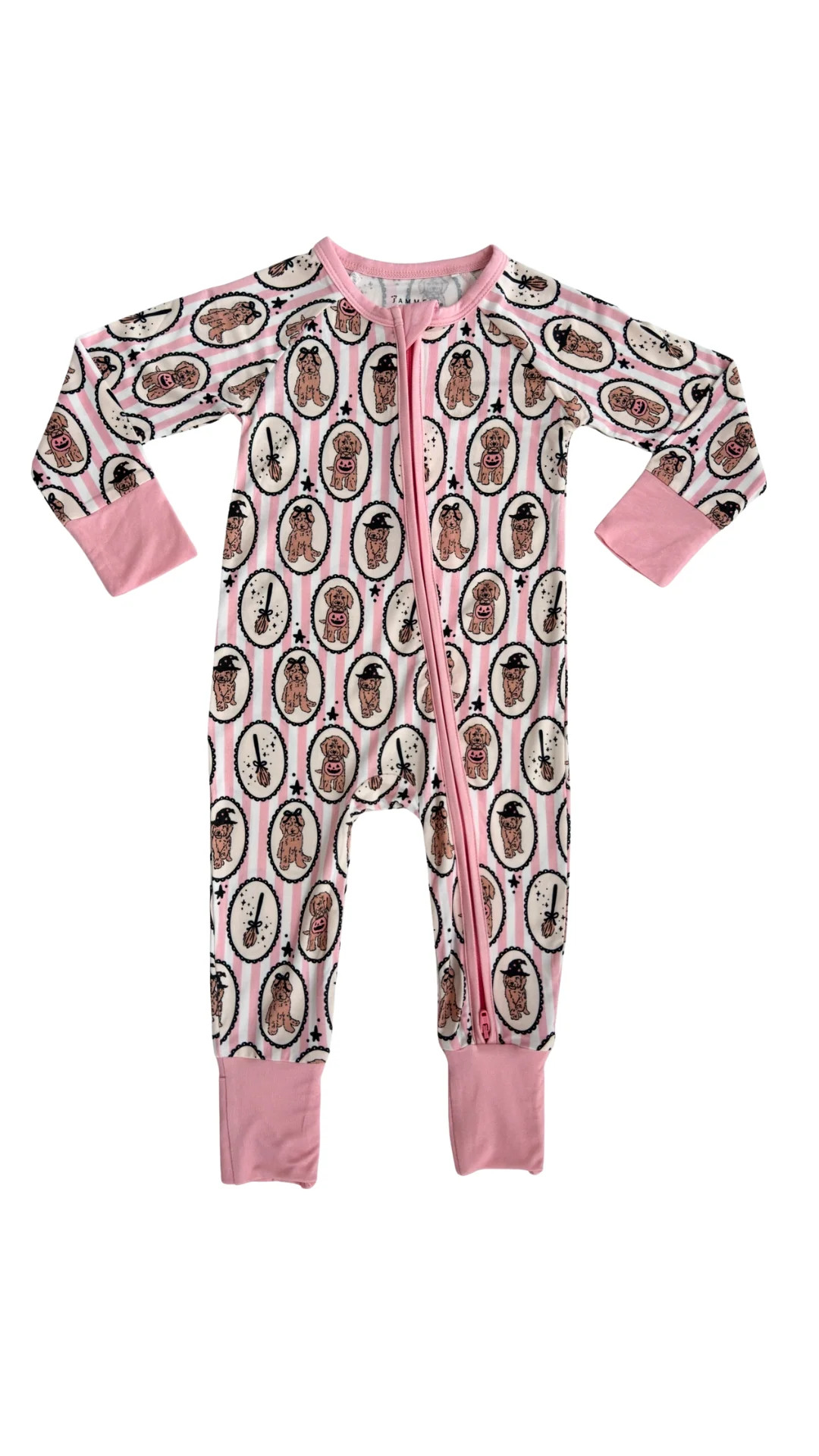 Howl-o-Ween Pups Zipper Romper | In My Jammers