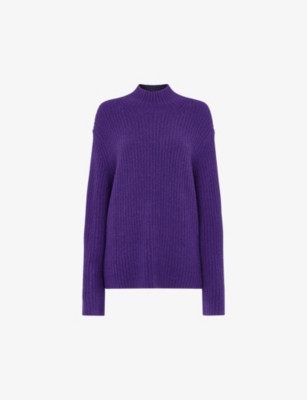WHISTLES - Funnel-neck ribbed recycled wool-blend jumper | Selfridges.com | Selfridges