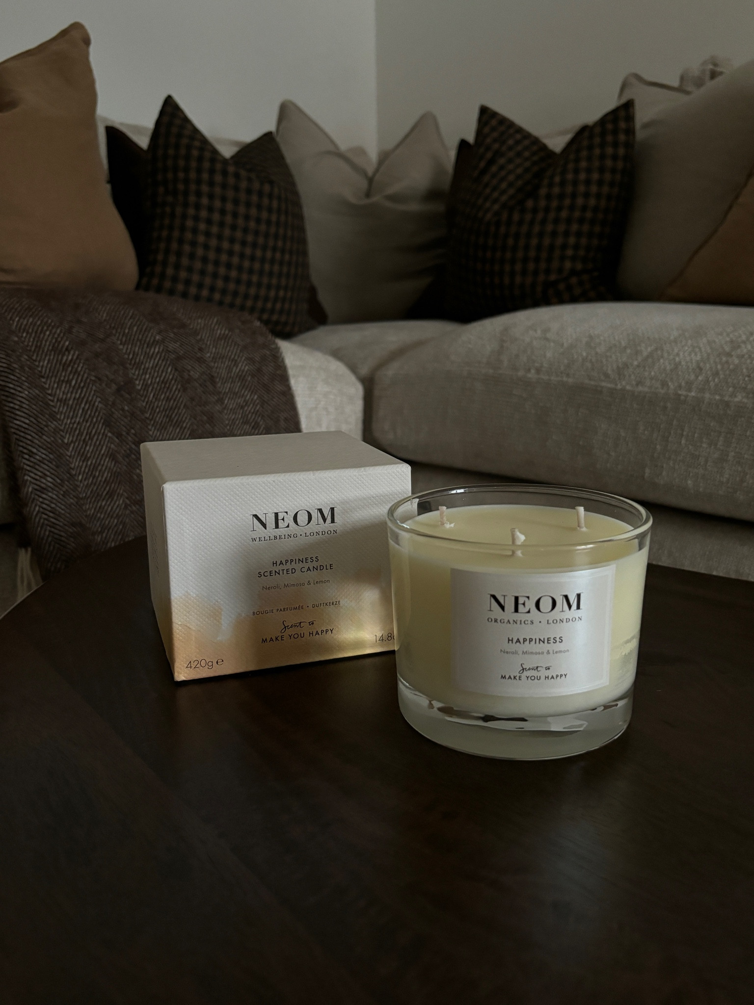 neom, neom wellbeing, john lewis, sale, happiness candle, real luxury, 20% off

#LTKSeasonal #LTKfindsunder50 #LTKhome