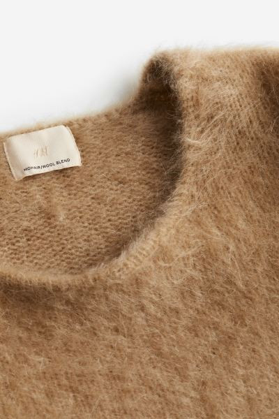 Mohair-blend Sweater - Beige - Ladies | H&M US | H&M (US + CA)