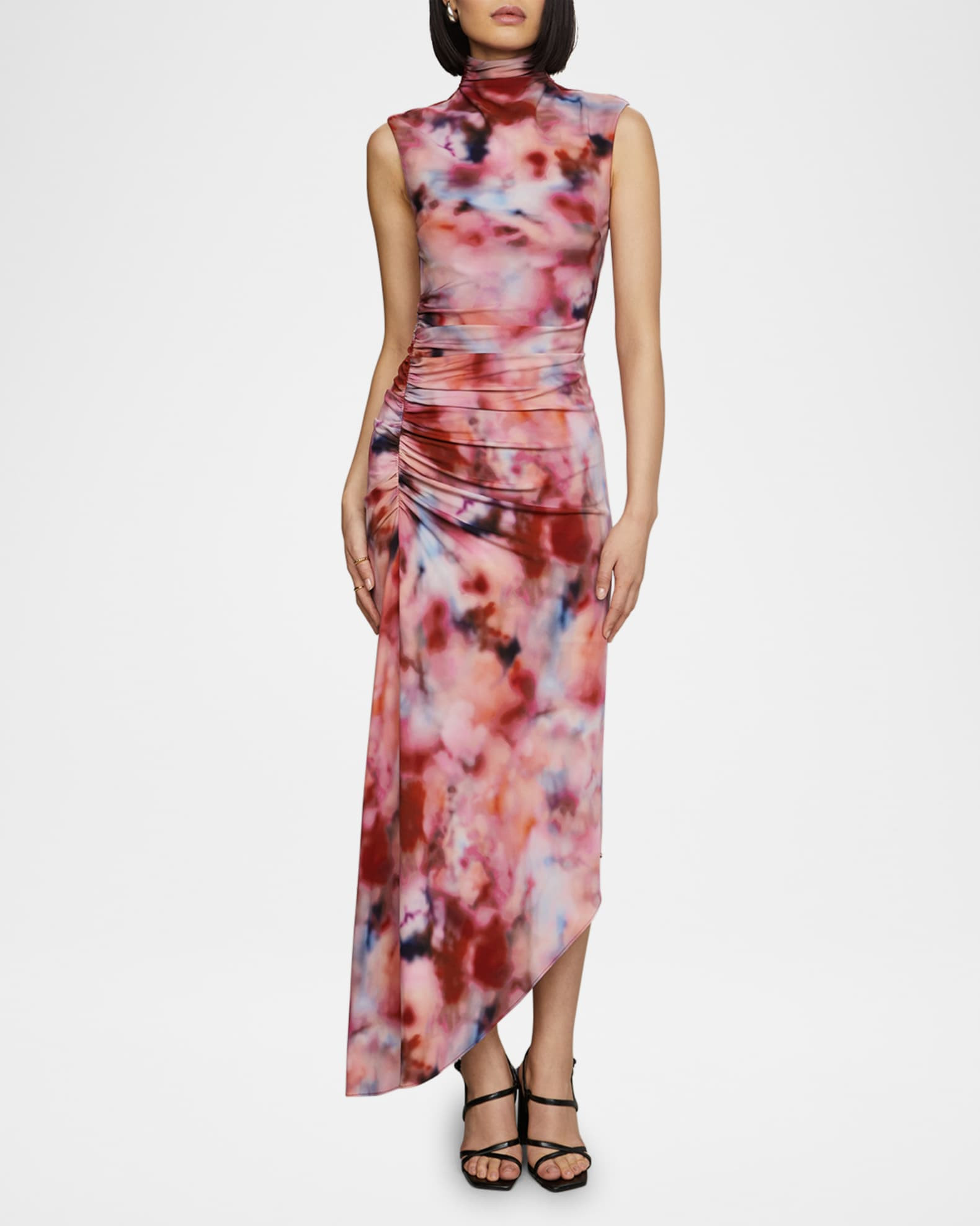 Kai Printed Jersey Midi Dress | Neiman Marcus