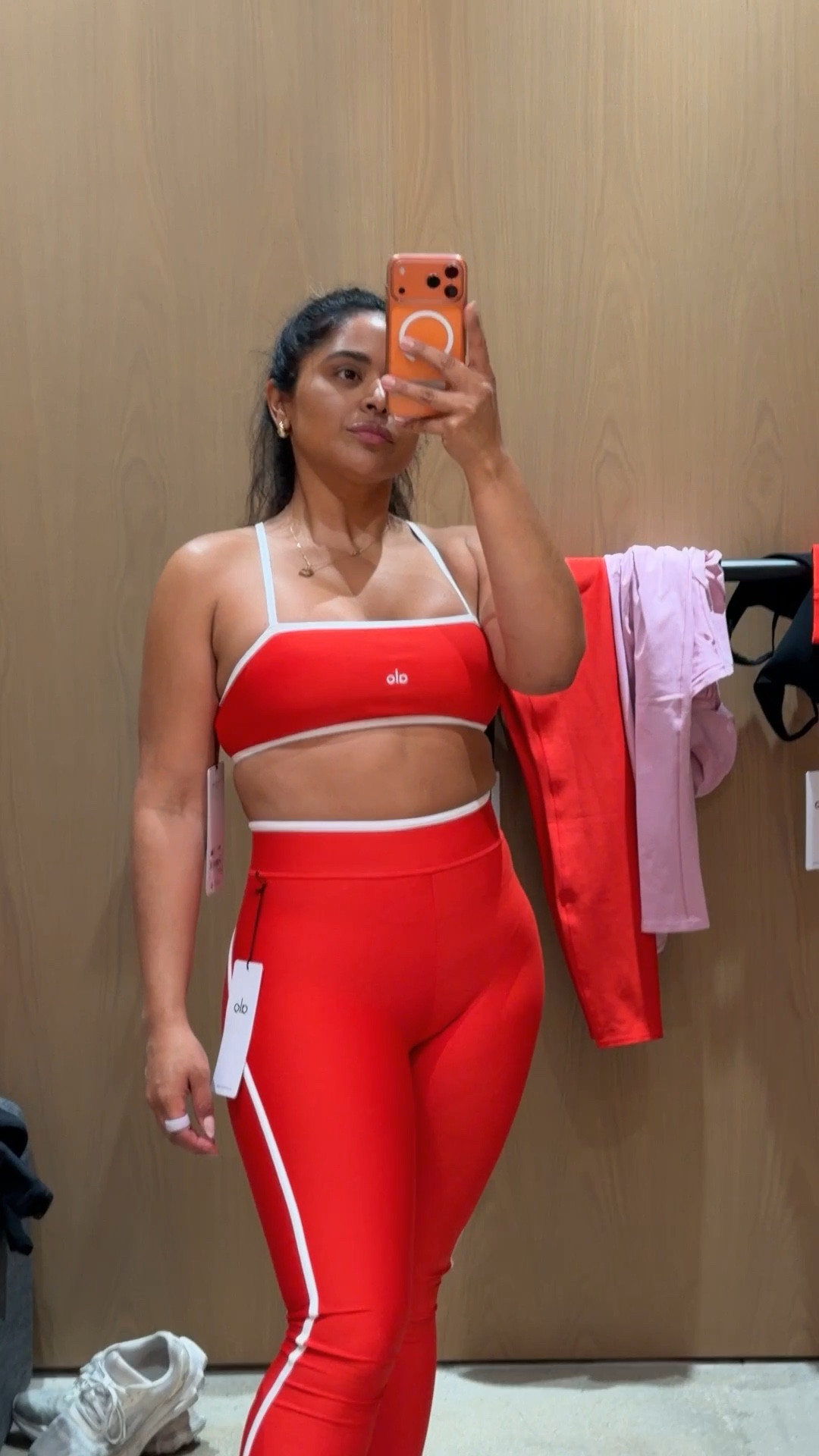 Airlift Charger set in bright red 
Bra: medium
Bottom: small 

#LTKSeasonal #LTKgrwm #LTKValentine