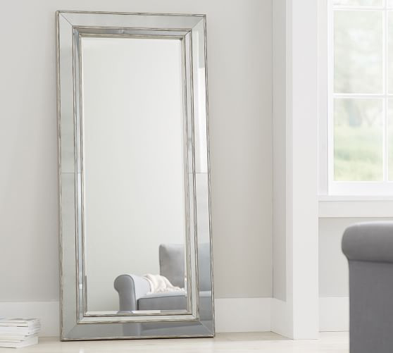 Marlena Antique Mirror Floor | Pottery Barn (US)