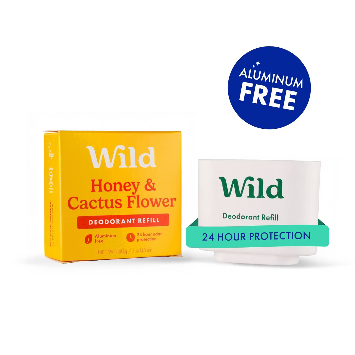 Wild Cosmetics - Honey & Cactus Flower - Aluminum Free Deodorant Refill - 1.4oz | Target
