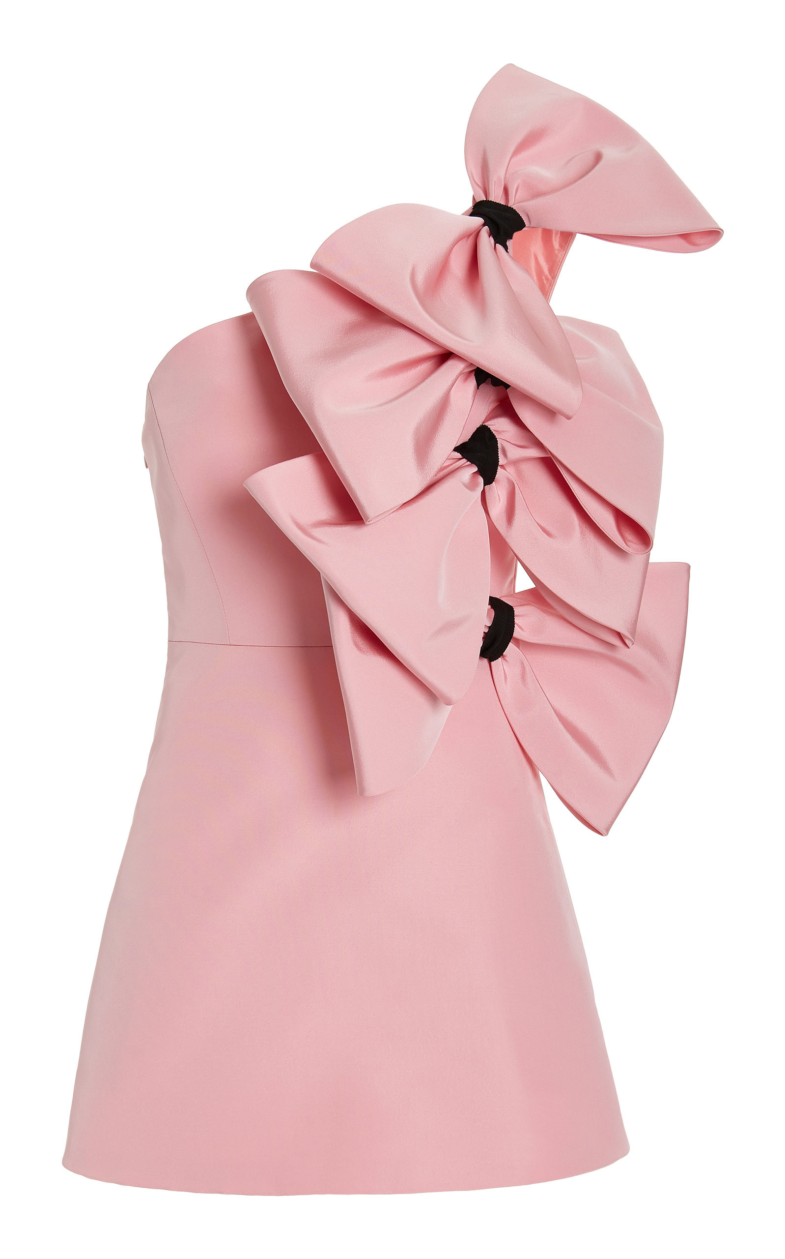 Bow-Detailed Silk Mini Dress | Moda Operandi (Global)
