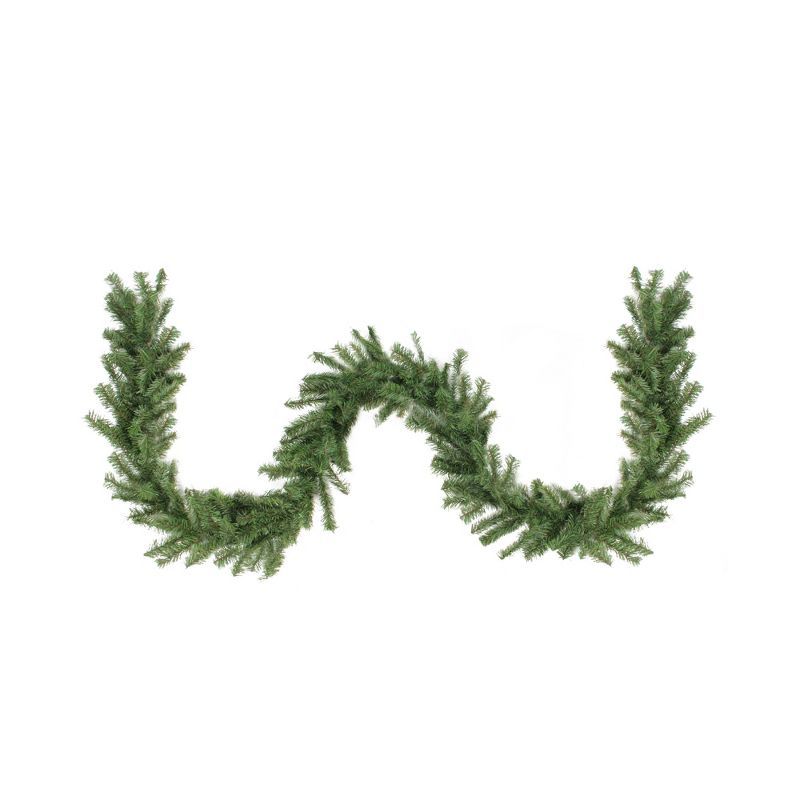 Northlight 9' x 10" Unlit Green Canadian Pine Artificial Christmas Wreath | Target