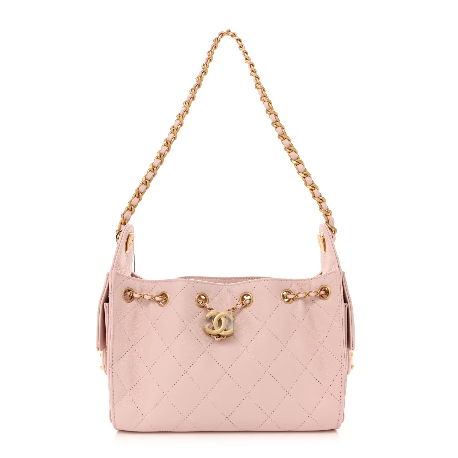 Caviar Quilted Mini Chanel 25 Handbag Light Pink | FASHIONPHILE (US)