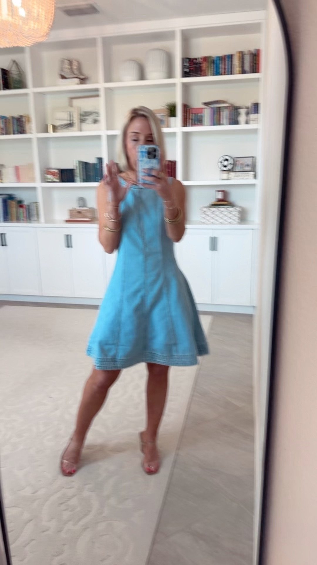 Walmart - new arrivals - part 1. Sleeveless Denim Panel Mini Dress - size XS. $28. 2 colors. 

 

#LTKOver40 #LTKSeasonal