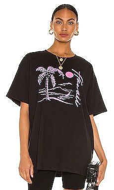 Girl Dangerous Hawaii Tee Dress in Black from Revolve.com | Revolve Clothing (Global)