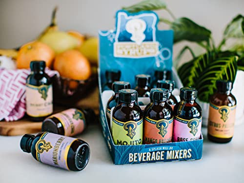 Portland Syrups 12-Pack Sampler Set - Explore 12 Flavors for Craft Cocktails, Soda, Tea, Coffee - 3.4 oz Bottles, 3-5 Drinks Each (Pack of 12) | Amazon (US)