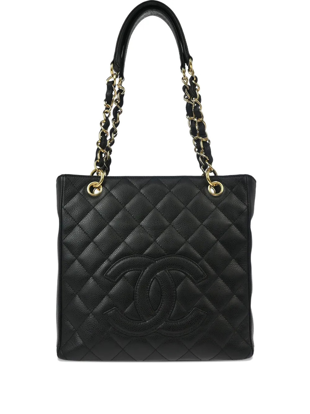 CHANEL Pre-Owned 2007 petite Shopping tote bag - Black | Farfetch Global