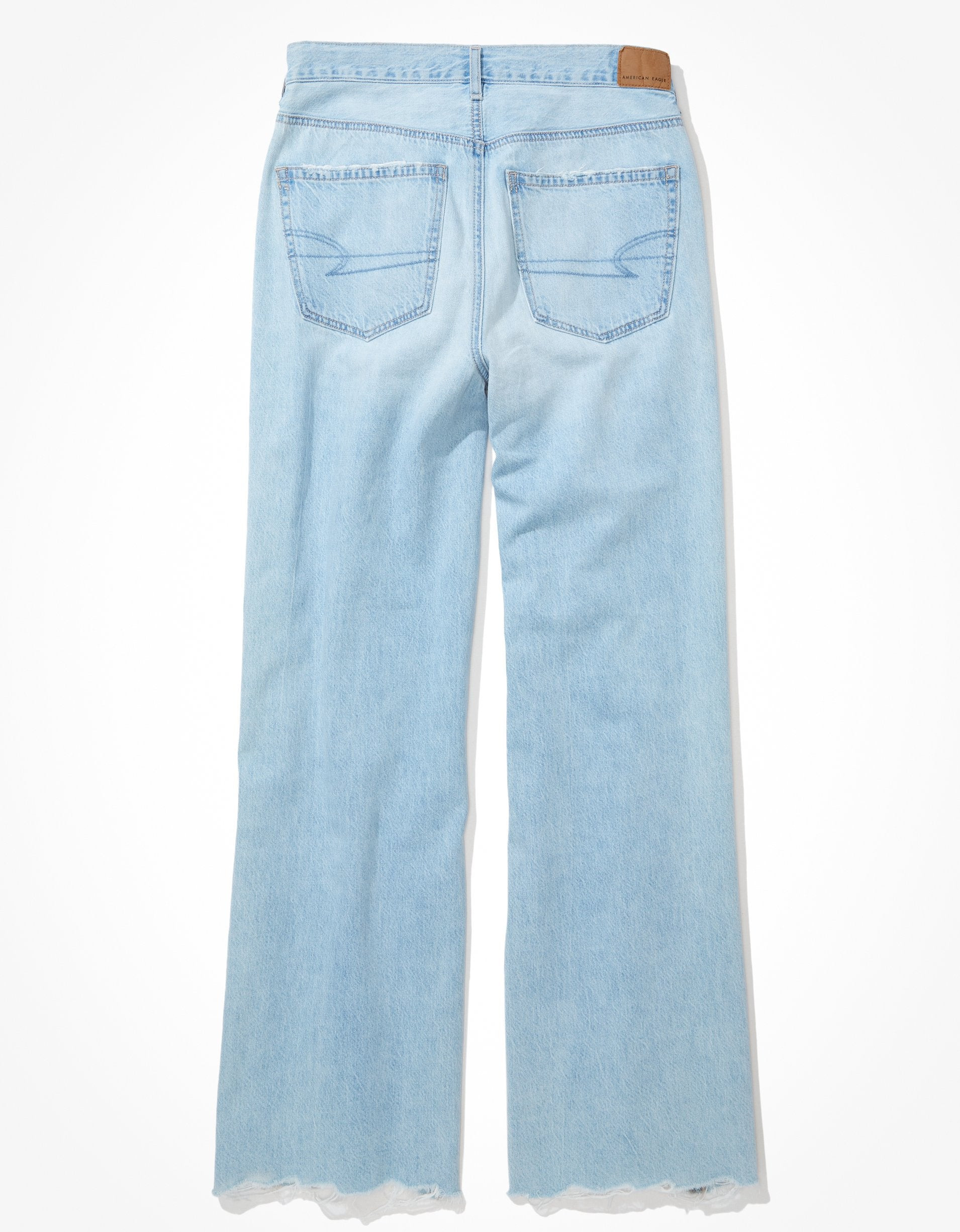 AE Ripped Super High-Waisted Baggy Wide-Leg Jean | Shop Simon
