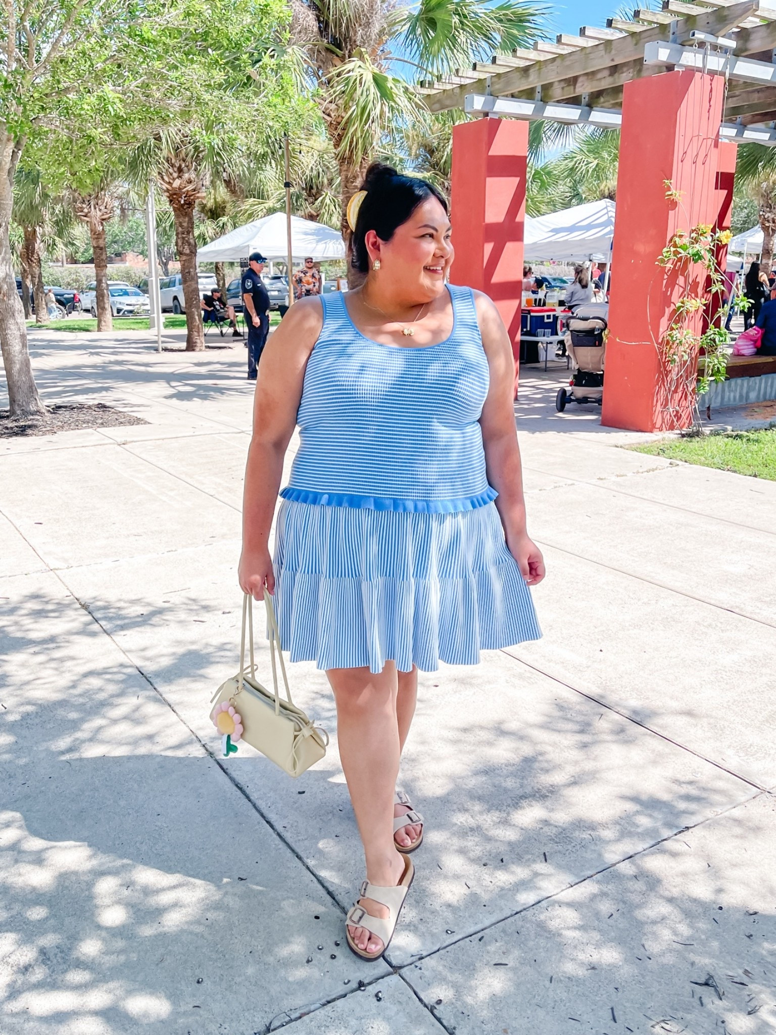 Summer set! Plus size set! Cute summer outfit! 
I’m wearing the size xxl
#walmart

#LTKPlusSize #LTKMidsize #LTKootd