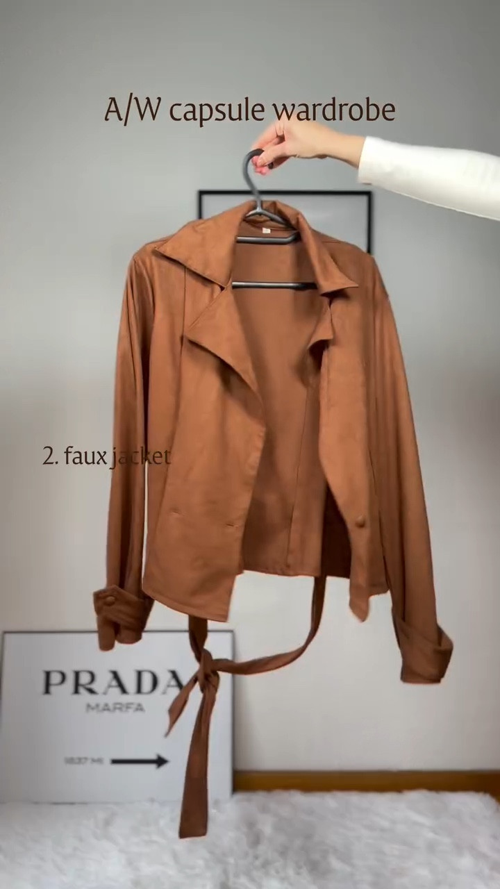 how to create an A/W capsule wardrobe 🍂🤎🍁

styling @chicwish new A/W collection ✨🫶🏻ad.

outfit ideas 🌟
1. Coffee date: long-sleeve top + faux jacket 🤎
2. Work: old money button vest 🤍
3. Christmas party: knit cape coat ❄️ 
4. Cozy Sunday afternoon: knit set

comment SHOP to receive the links to your dm 🫶🏻

#ootd #fashioninspo #autumnoutfitideas #winteroutfitideas #capsulewardrobe #howtostyle