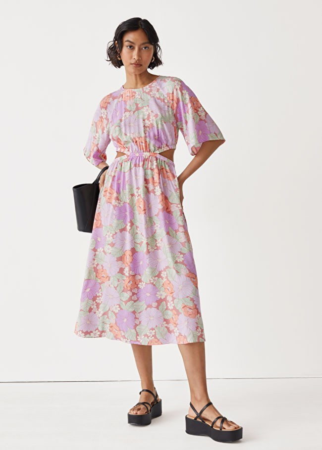 Cut-Out Waist Midi Dress | & Other Stories (EU + UK)