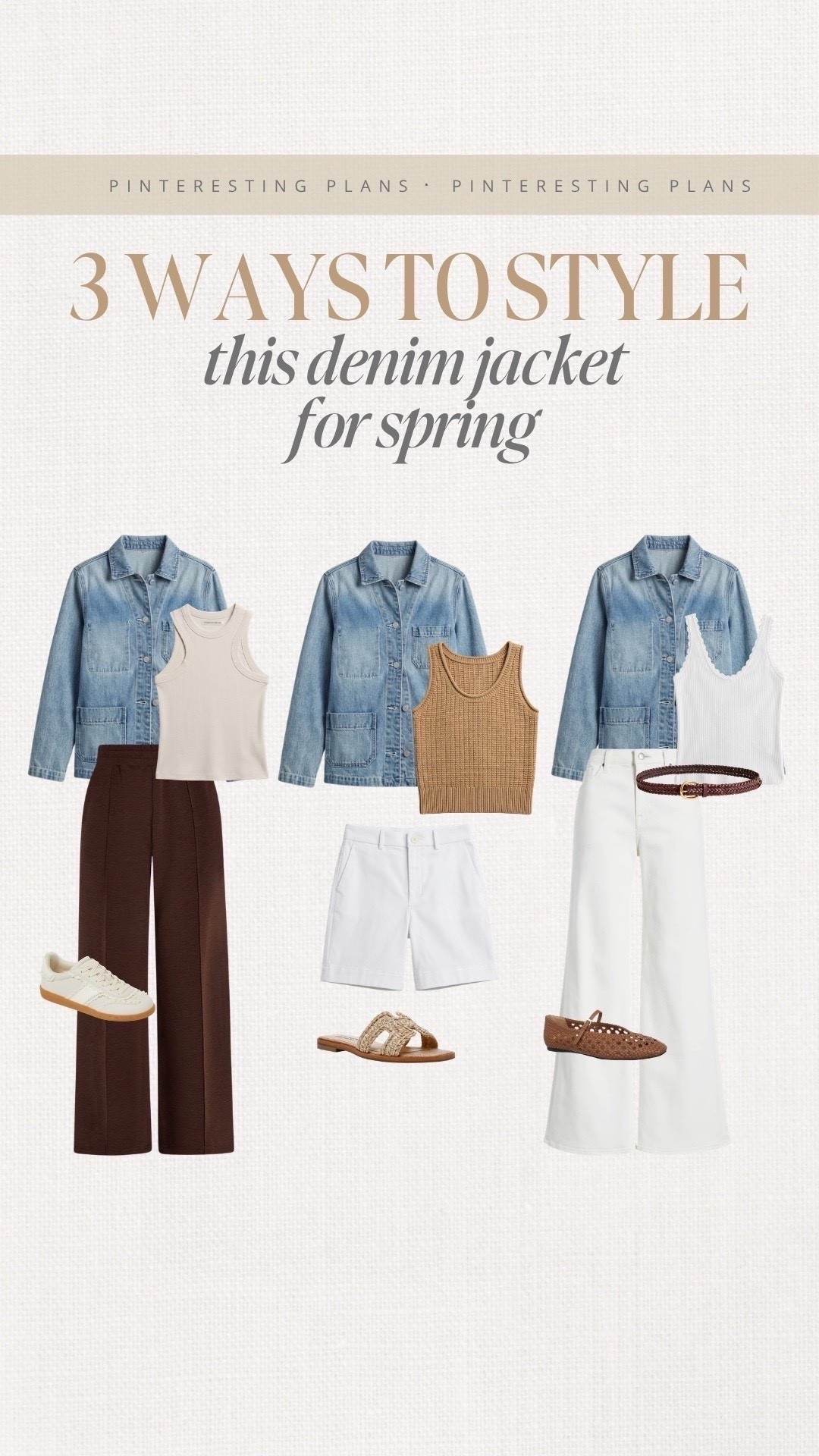 Three ways to style this denim jacket for spring 🙌🏻🙌🏻￼trendstrends

#LTKootd #LTKspring #LTKspringtrends

#LTKspringtrends #LTKspring #LTKootd

#LTKootd #LTKSeasonal #LTKOver40