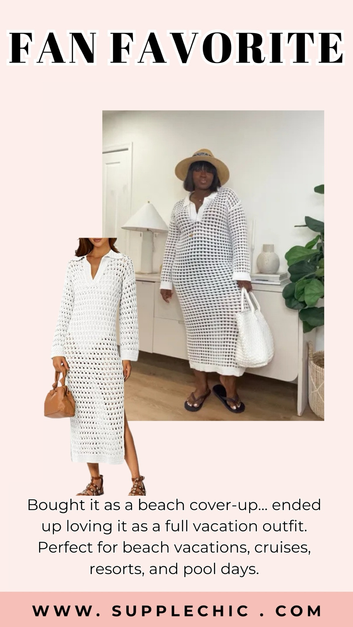 Bought it as a beach cover-up... ended up loving it as a full vacation outfit. Perfect for beach vacations, cruises, resorts, and pool days. #BeachCoverUp #VacationStyle #ResortWear #AmazonFashion #CruiseOutfit #SummerStyle #PlusSizeFashion #VacationOutfit #AmazonFinds #LTKTravel

#LTKSeasonal #LTKSwim #LTKootd