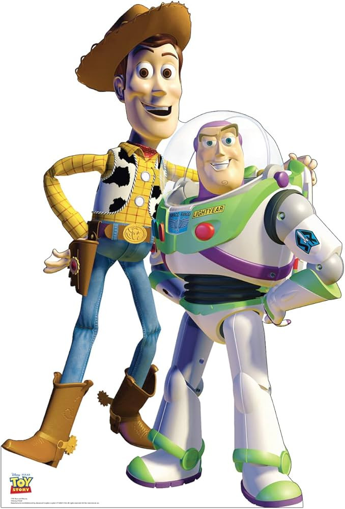 Cardboard People Buzz Lightyear Life Size Cardboard Cutout Standup - Disney Pixar's Toy Story | Amazon (US)