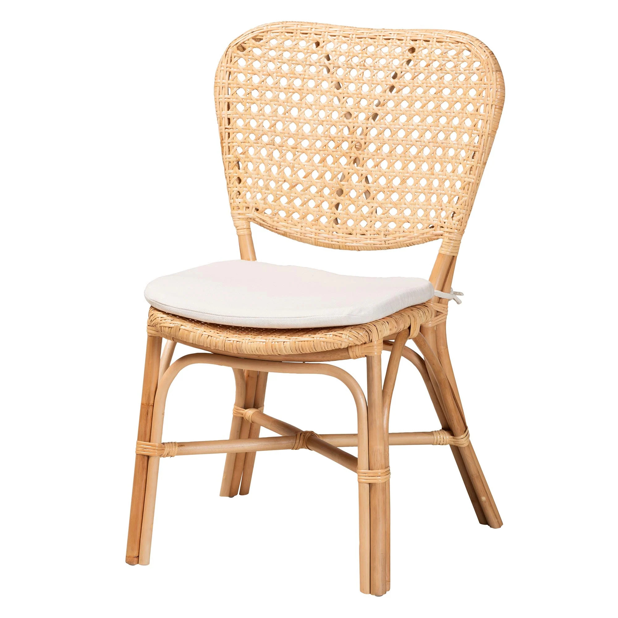 Nadira Bohemian Natural Brown Finished Rattan Dining Chair - On Sale - Overstock - 35401811 | Overstock