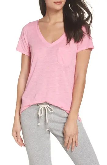 Women's Make + Model 'Gotta Have It' V-Neck Tee, Size X-Small - Pink | Nordstrom