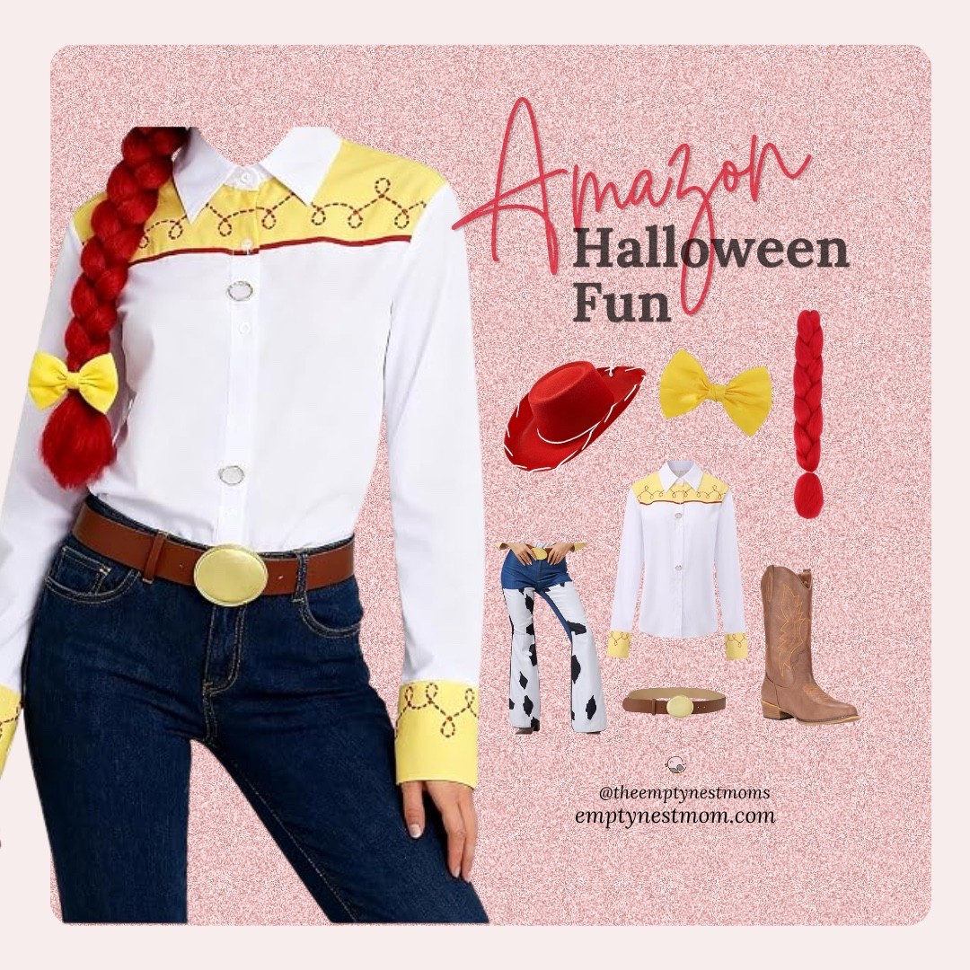 Halloween, but make it cowgirl. 🤠❤️💛

If you’re looking for an easy, comfy Halloween costume that everyone recognizes, this one is such a fun pick! Perfect for Halloween parties, trunk-or-treats, fall festivals, or handing out candy on the porch. 🎃

Everything is linked in my LTK! 🤍

#LTKHalloween #HalloweenStyle #CowgirlCostume #HalloweenInspo #LTKFinds #FallStyle #CostumeIdeas #TheEmptyNestMom

#LTKmomlife #LTKdayinmylife #LTKSeasonal