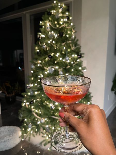 Ready for holiday parties with bar ware from Anthropology. These coupes are from last year & were a hit at my holiday party. 

#LTKhome #LTKHoliday
